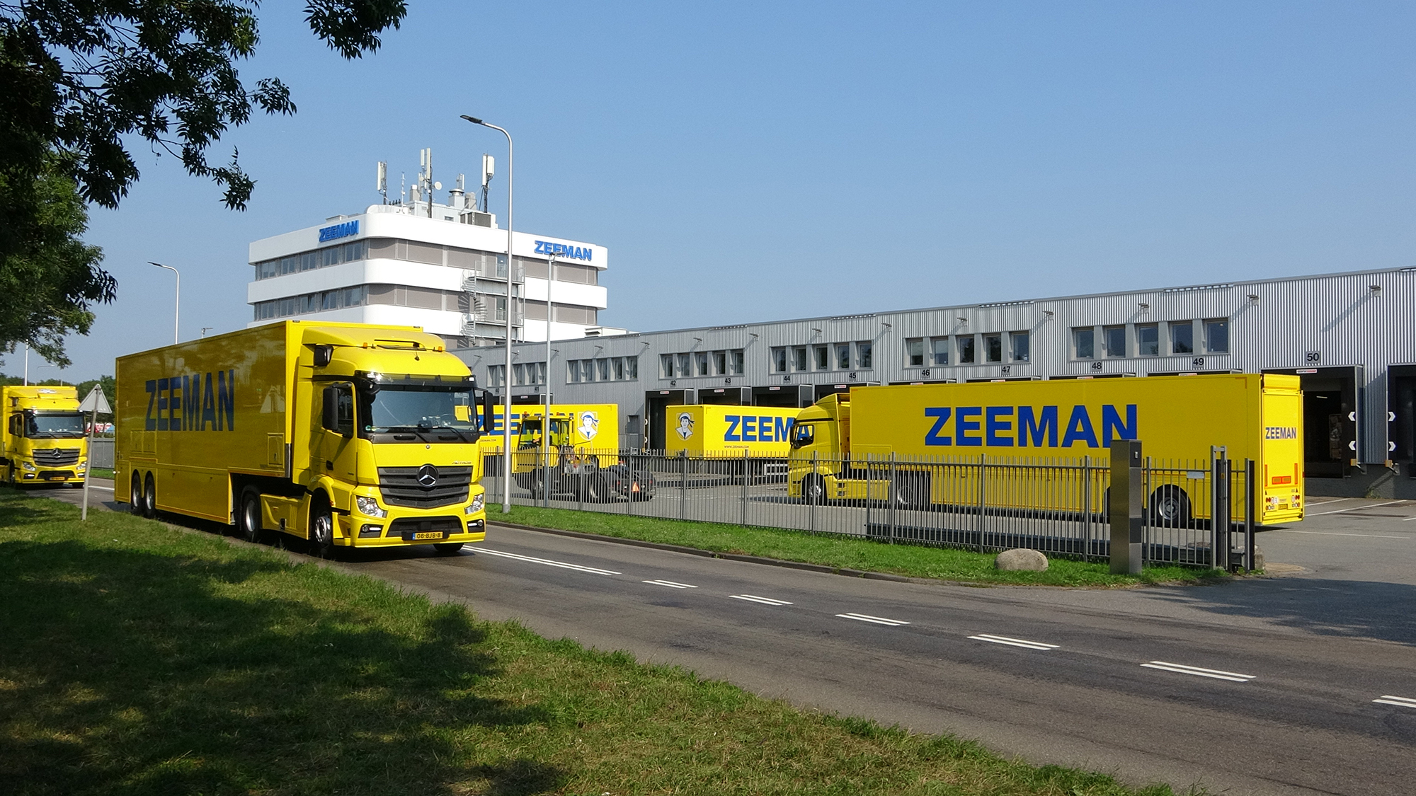 Vrachtauto's van Zeeman